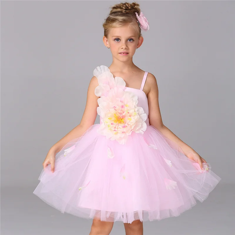 big fluffy flower girl dresses
