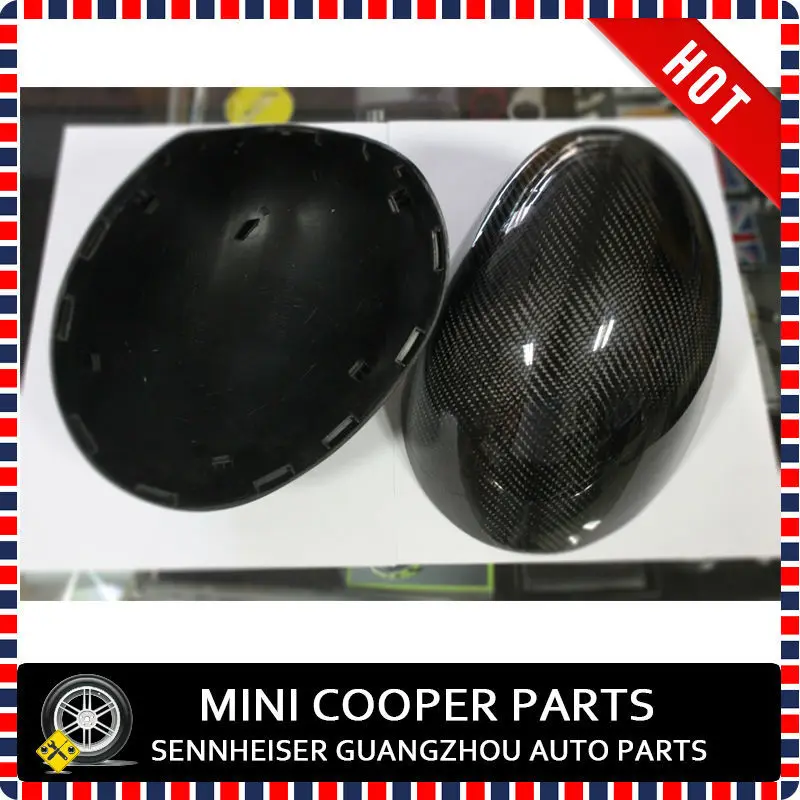 mini cooper Carbon fiber Side mirror Cover Details