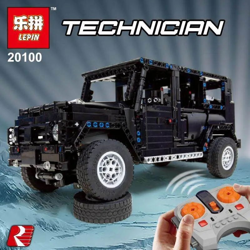 

LEPIN Technic 20100 Compatible Legoing MOC 2425 G500 AWD Wagon RC Motors Model Building Blocks Bricks Educational Toys Gifts