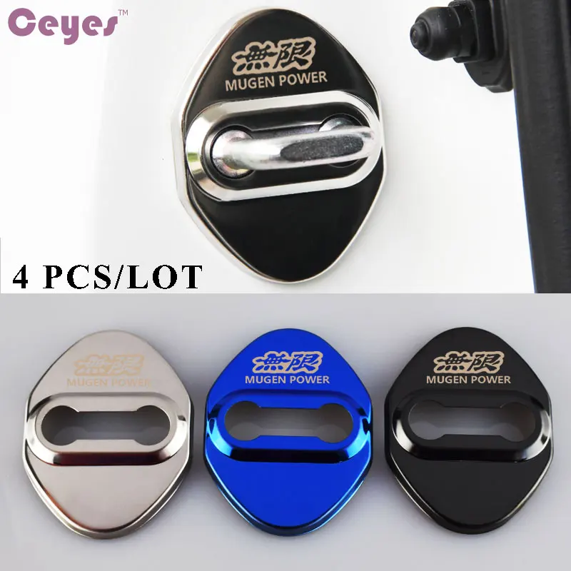 

Ceyes Auto Emblems Car Styling Case For Honda Mugen Power Civic Accord CRV Hrv Jazz For Toyota Car Door Lock Cover Car-Styling