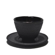 8 шт. Чай Наборы для ухода за кожей чугун Чай кружка японский Чашки и блюдца Посуда для напитков кунг-фу Инструменты