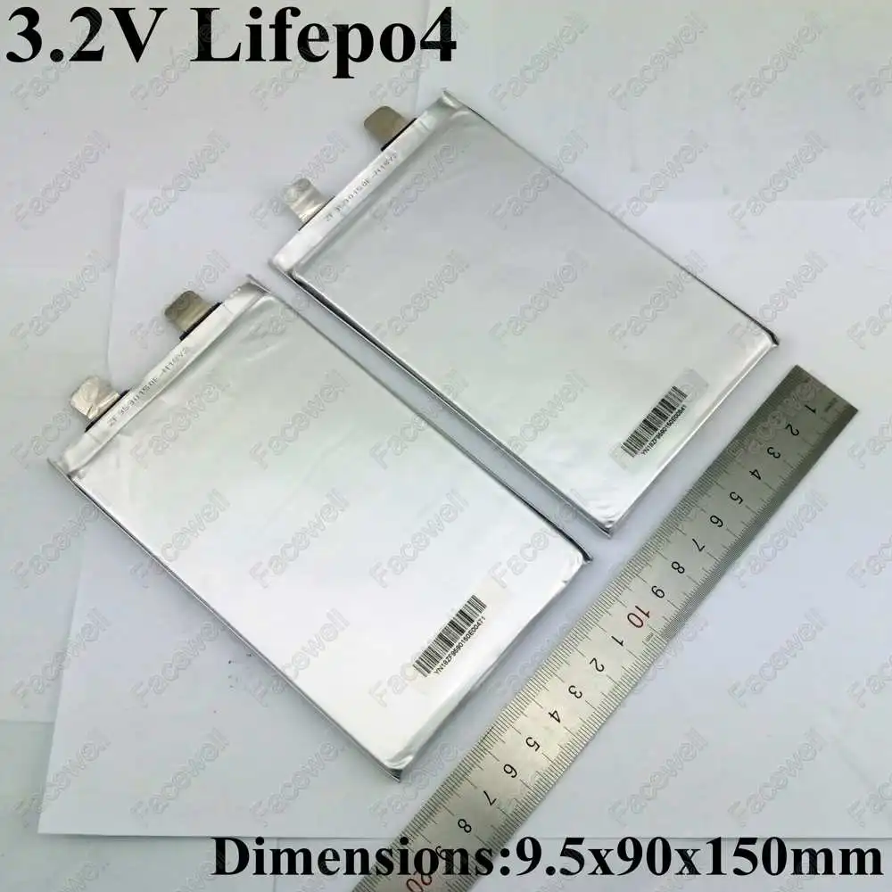 

16pc Brand cell 3.2v 10ah Lifepo4 10ah 3.2v 10000mah lithium High drain 30A for diy 24v 20Ah 48v 10Ah battery pack ebike vehicle