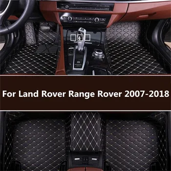 

leather car floor mats for Land Rover Range Rover 2007-2016 2017 2018 Custom foot Pads automobile carpet car covers