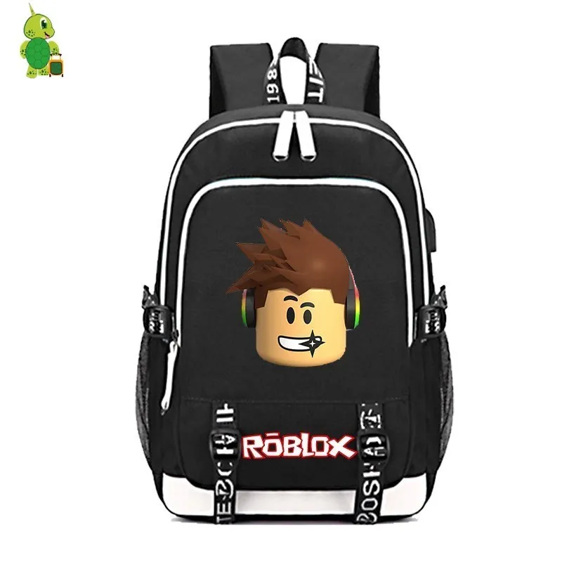 

Roblox Game Multifunction Backpack USB Charging Laptop Backpack for Teenagers College Student School Bags Travel Rucksack