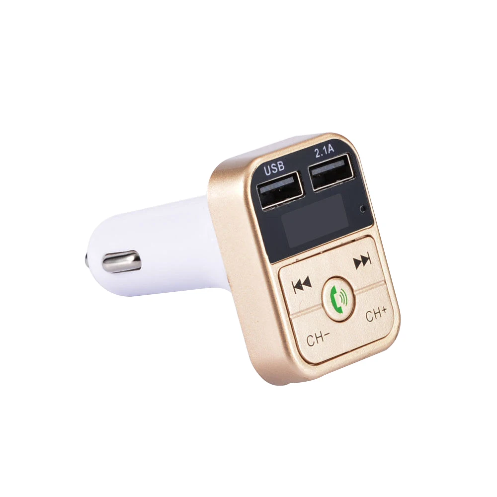 Беспроводной автомобильный fm-передатчик беспроводной радио адаптер двойной USB зарядное устройство Bluetooth Mp3 плеер Поддержка громкой связи вызов - Название цвета: 2