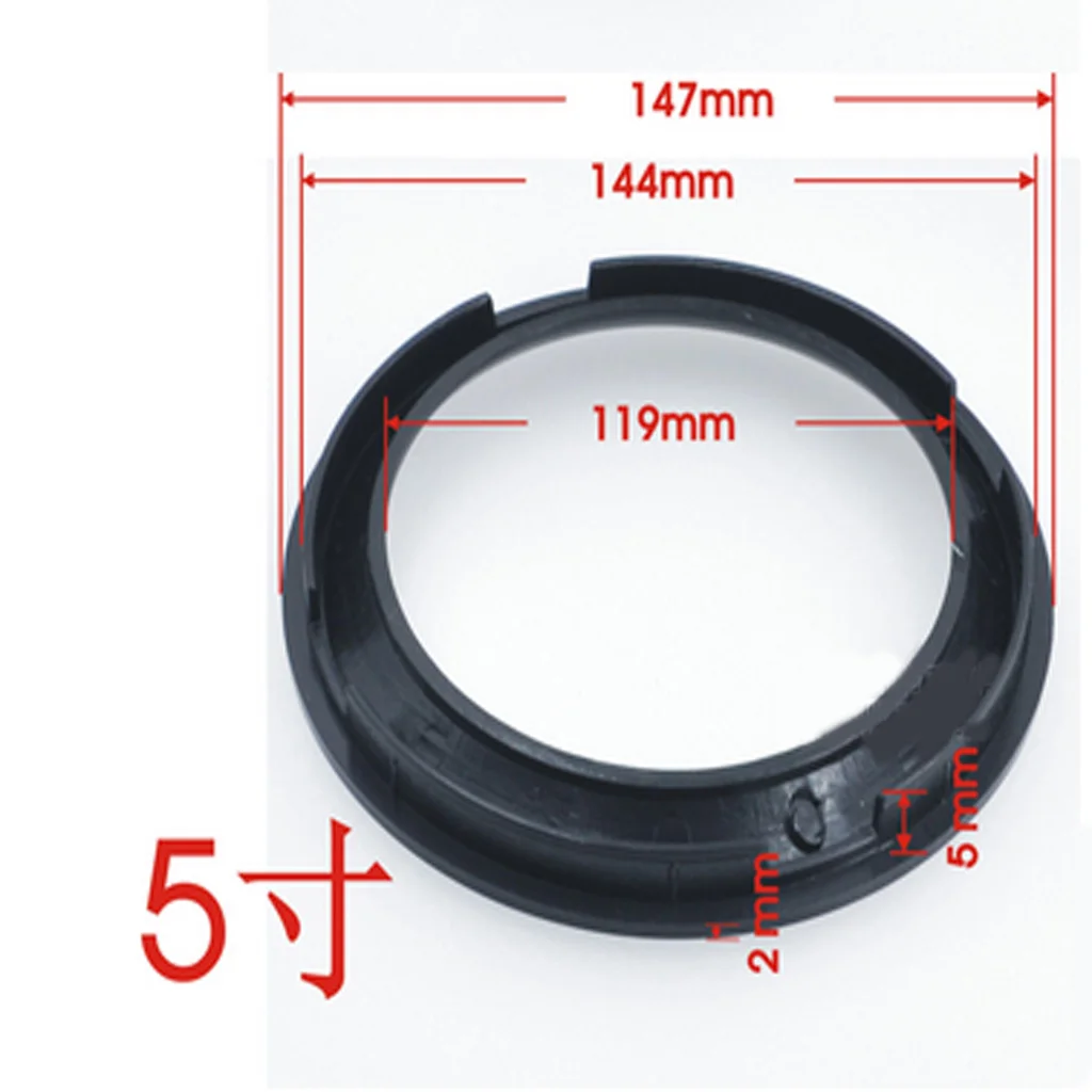 5 Inch Speaker Grills Cover Case for Speaker Mounting Home Audio DIY - 147mm Outer Diameter Black