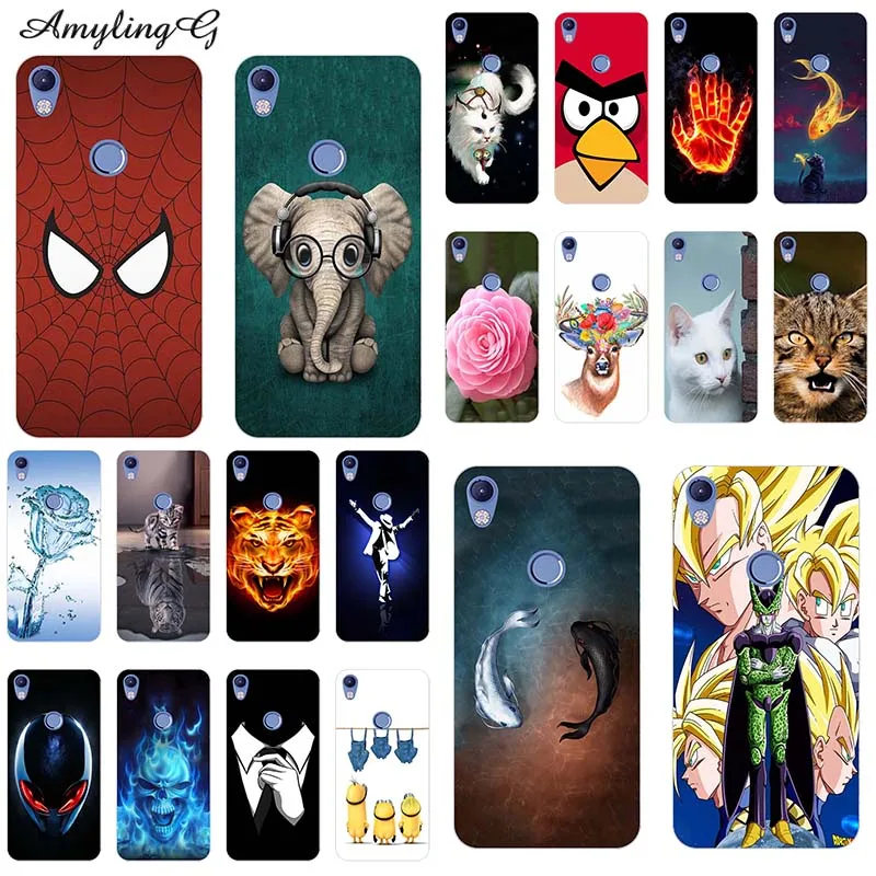 

Soft Silicon Phone Cases For Tecno Camon CM CA6 5.7" Case Print Cover Rose Wolf Cute Dog Patterned Soft Silicone TPU Fundas Para