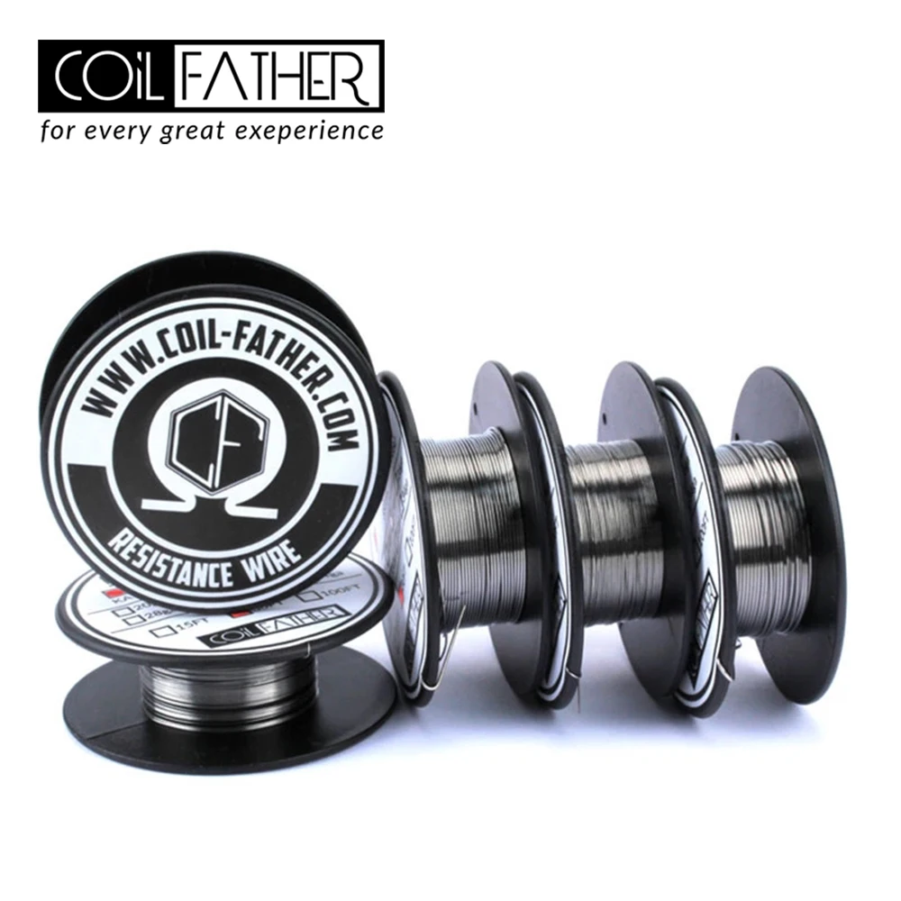 

10m/roll Coil Father SS316L Heating Wire for DIY Coils RDA RTA RDTA Tank Electronic Cigarette Accessories Resistance Vape Wire