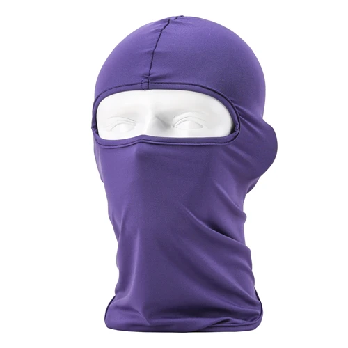 Балаклава маска ветрозащитная хлопковая маска для лица маска для защиты шеи маски головные уборы головной убор бейсболка для езды и походов уличные спортивные велосипедные маски - Цвет: Purple