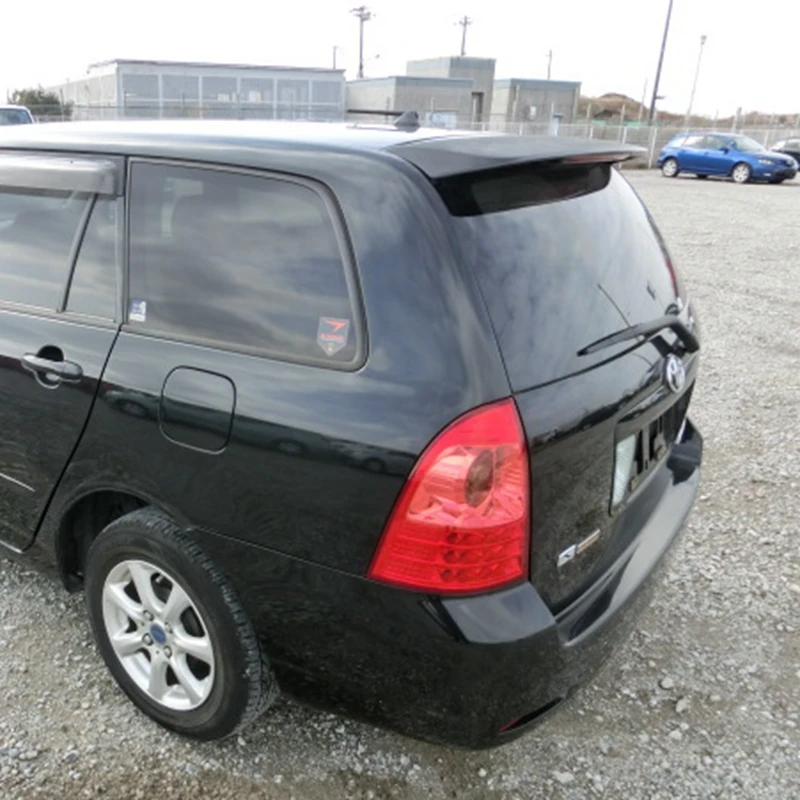 Используется для toyota corolla fielder спойлер 2003-2009 fielder спойлер с высоким качеством ABS Материал unpaint цвет задний спойлер