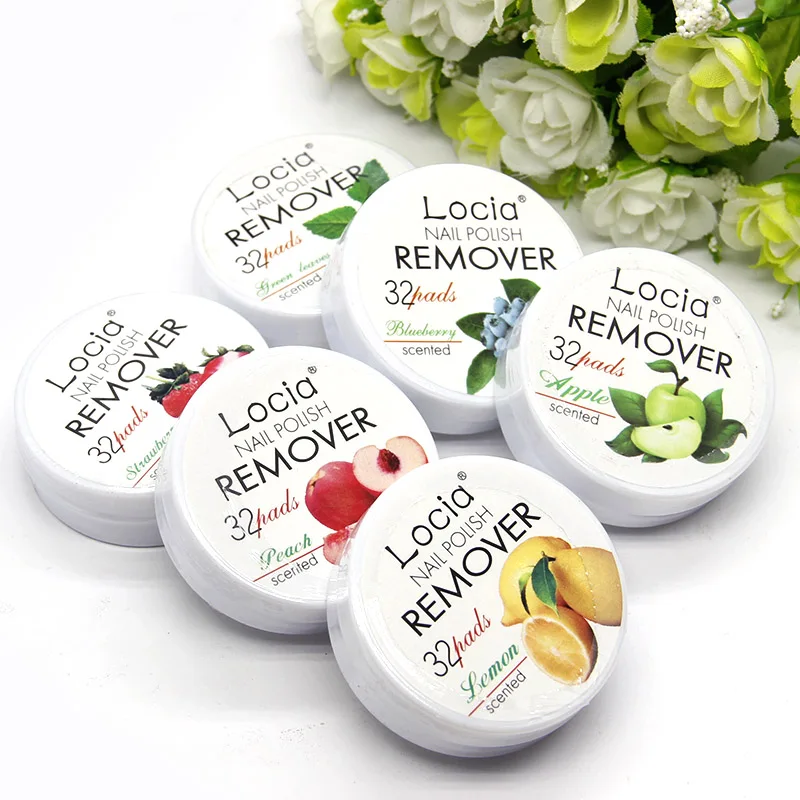 

1 Pc Profession Nail Tool Light Weight Fruit Moisture Towel Washing Towel Wash Nail Polish Remover 6 Plant Flavor