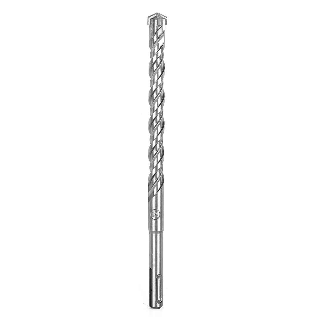 1pcs 210mm 6/8/10/12/14/16mm SDS Plus Crosshead Twin spiral Hammer Drill Bits