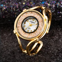 Bayan Kol Saati Лидирующий бренд роскошные золотые женские часы с кристаллами модные повседневные женские часы с браслетом женские часы Reloj Mujer