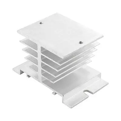 6 PCS ALUMINIM HEATSINKS FOR SOLID STATE RELAYS BRAND NEW ! SCREWS INCLDED