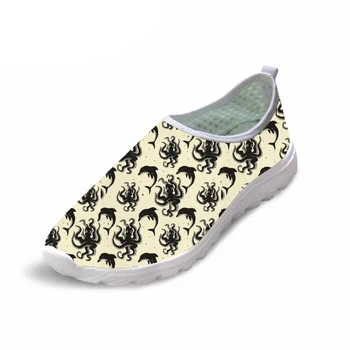 

Breathable Mesh Men Casual Shoes Cartoon Octopus Slip On Sneaker Shoes Teenagers Super Light Water Shoes Walk Shoe