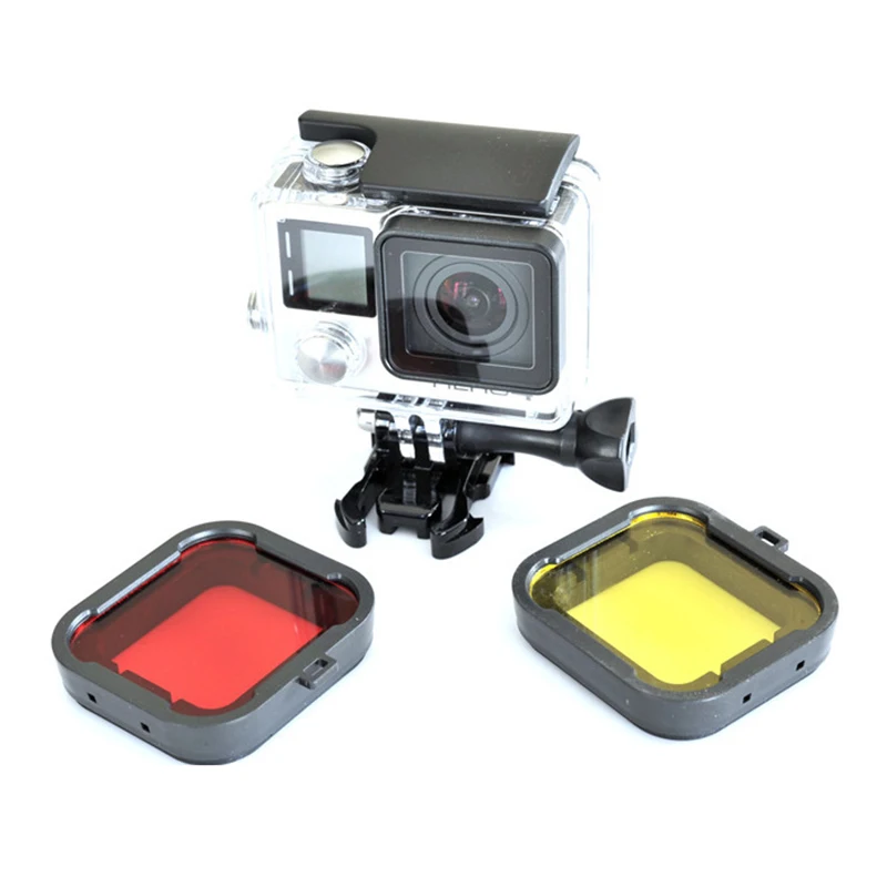 

Powstro 1-Pack Camera Lens Filters Kit Magenta Snorkel Scuba Color Filter For Gopro Hero4/Hero3+ Black Super Suit Housing Case