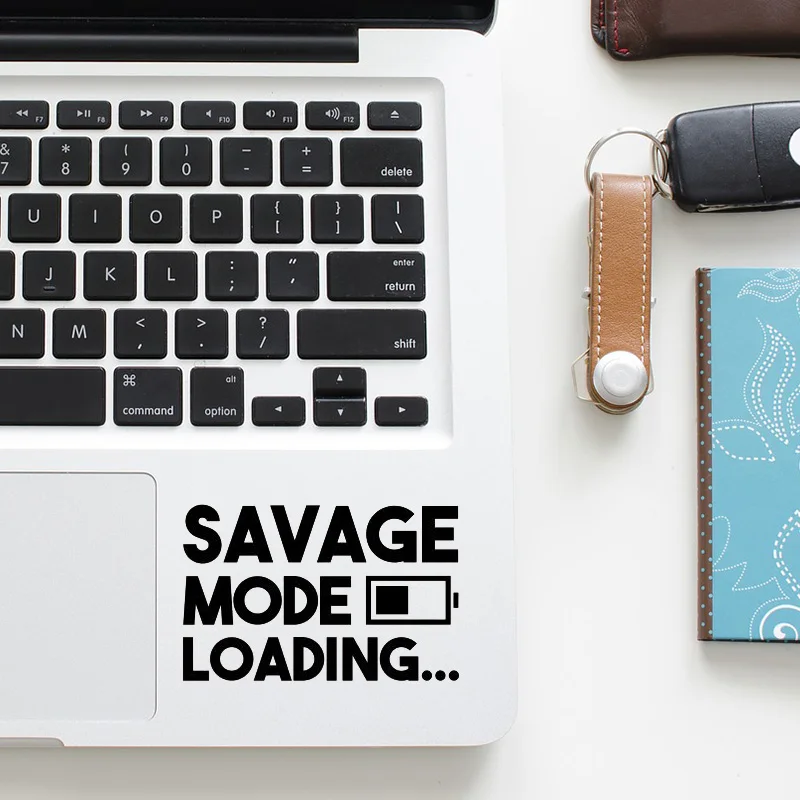 Savage Mode Fun Trackpad Sticker Laptop Decal for font b Apple b font font b Macbook
