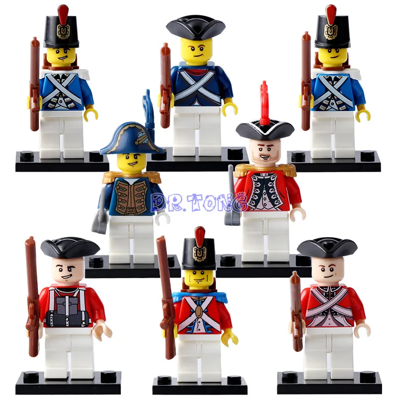 

DR.TONG Imperial Royal Guards With Gun Dolls Action Figures Model Bricks Assemble Building Blocks Children Gift Toys Toys PG8035