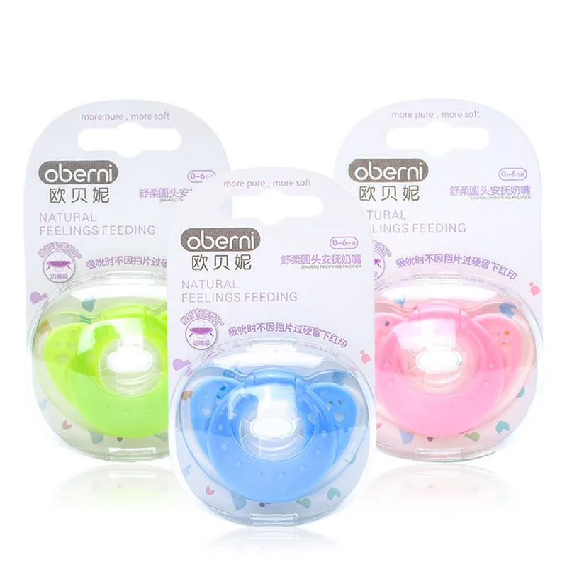 

Baby Pacifier Soother Silicone Dummy Baby Teether Soother Nipples Dynamic Orthodontic Pacifier Dummy Translucent Silicone