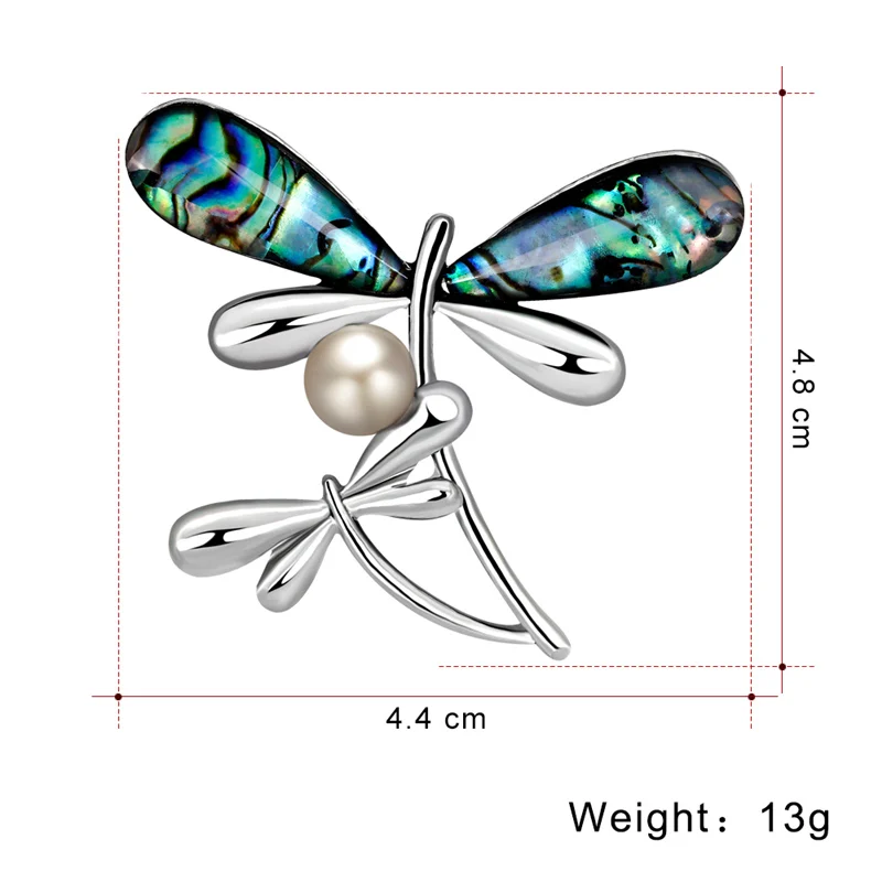 Элегантная Брошь в виде насекомых стрекозы, жемчужная безопасная булавка для свадьбы, банкета, броши в виде животных, любовь, ювелирное изделие, подарок на день матери
