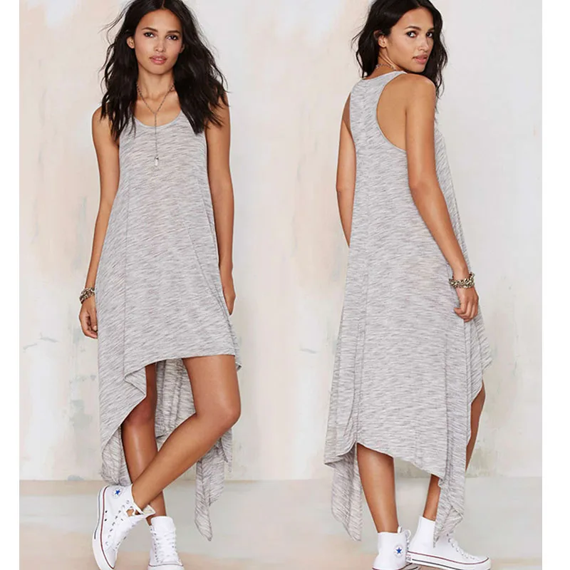 Casual Pregnancy Dresses Maternity Sleeveless Irregular Vest Dress