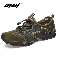 Summer Cool Breathable Men Hiking Shoes Suede + Mesh Outdoor Sneakers Climbing Shoes For Men Sport Shoes Quick-dry Water Shoes Summer Cool Breathable Men Hiking Shoes Suede + Mesh Outdoor Sneakers Climbing Shoes For Men Sport Shoes Quick-dry Water Shoes