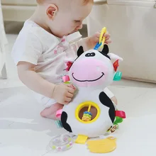 Loozykit детские погремушки Игрушки Коляска подвесная мягкая игрушка милые животные Кукла Детская кроватка кровать подвесные колокольчики игрушки s Мягкие игрушки