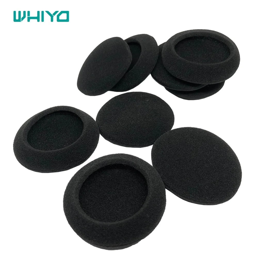 Whiyo 5 Pairs of Sleeve Replacement Ear Pads Cushion Cover Earpads Pillow for Sennheiser PMX95 PMX60 II PMX100 PMX200 Headphones whiyo 1 pair of replacement earpads for sennheiser gsp500 gsp600 headphones sleeve ear pads cushion pillow earmuff cover