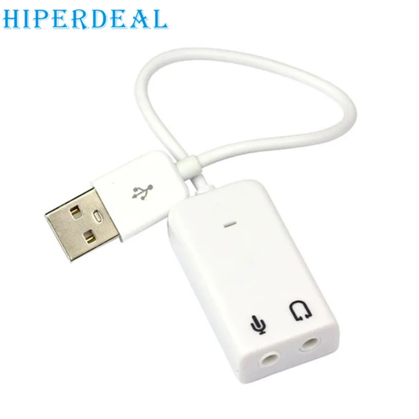 Mosunx Улучшенная 3D USB 2 0 Виртуальная 7 1 канальная Звуковая карта адаптер для