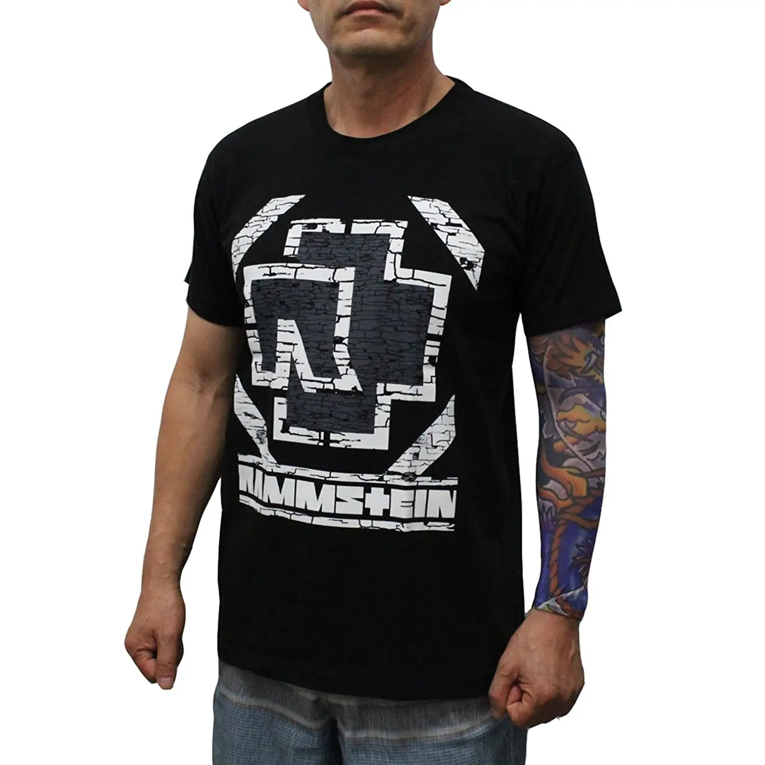 New 2017 Fashion Mens T Shirts RAMMSTEIN Rock Band Men's T Shirt Black