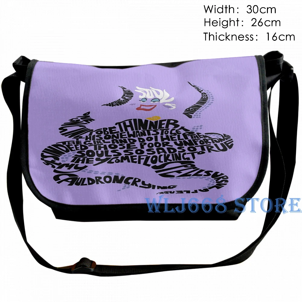 Забавные графические сумки с принтом через плечо для женщин Ursula(3) рюкзак на одно плечо для путешествий для мужчин спортивная сумка - Цвет: One Size