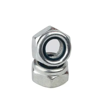 

1PCS-M24 DIN985 A2-70 304 Stainless Steel Nylon Nut Lock Nut Self Locking Nut