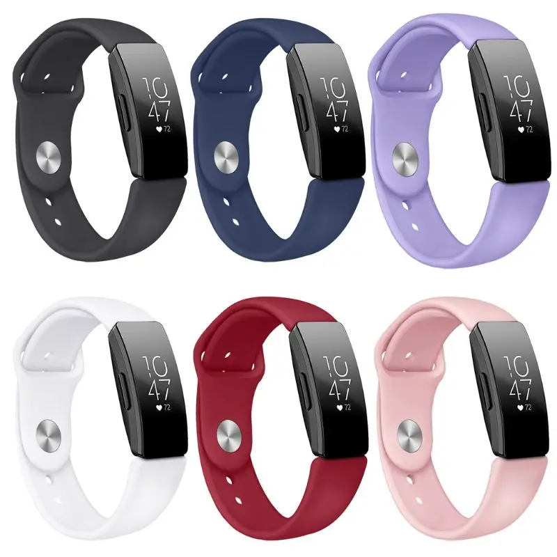 

2019 New Silicone Sports Watch Band Wrist Strap Replacement Bracelet For Fitbit Inspire/Inspire Hr Fitness Tracker Accessories