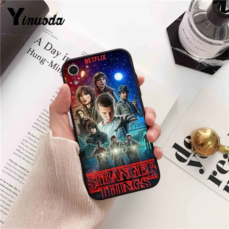 Yinuoda новые рождественские огни черный чехол для телефона iPhone X XS MAX 6 6S 7 7plus 8 8Plus 5 5S