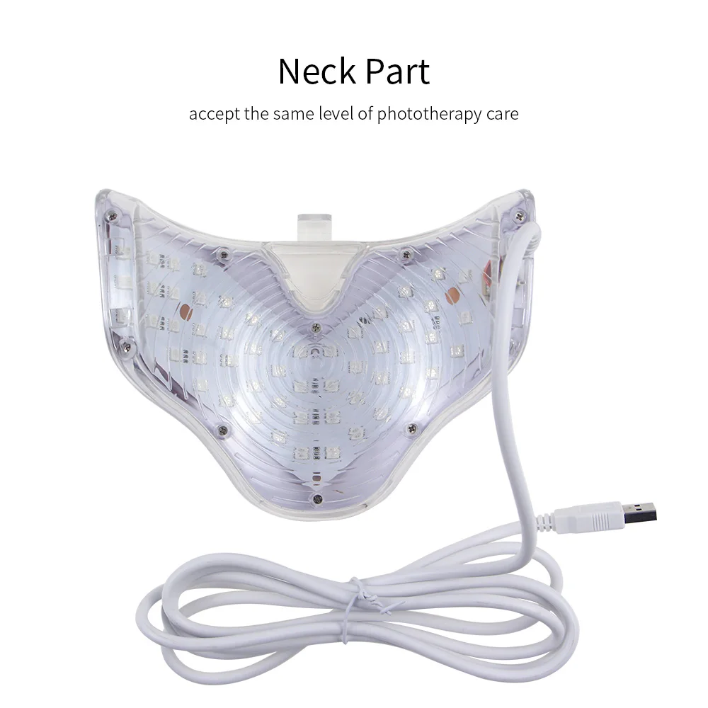 2 Types 7 Colors Electric Led Facial Mask Face Mask Machine Light Therapy Acne Mask Neck Beauty Led Mask Led Photon Therapy