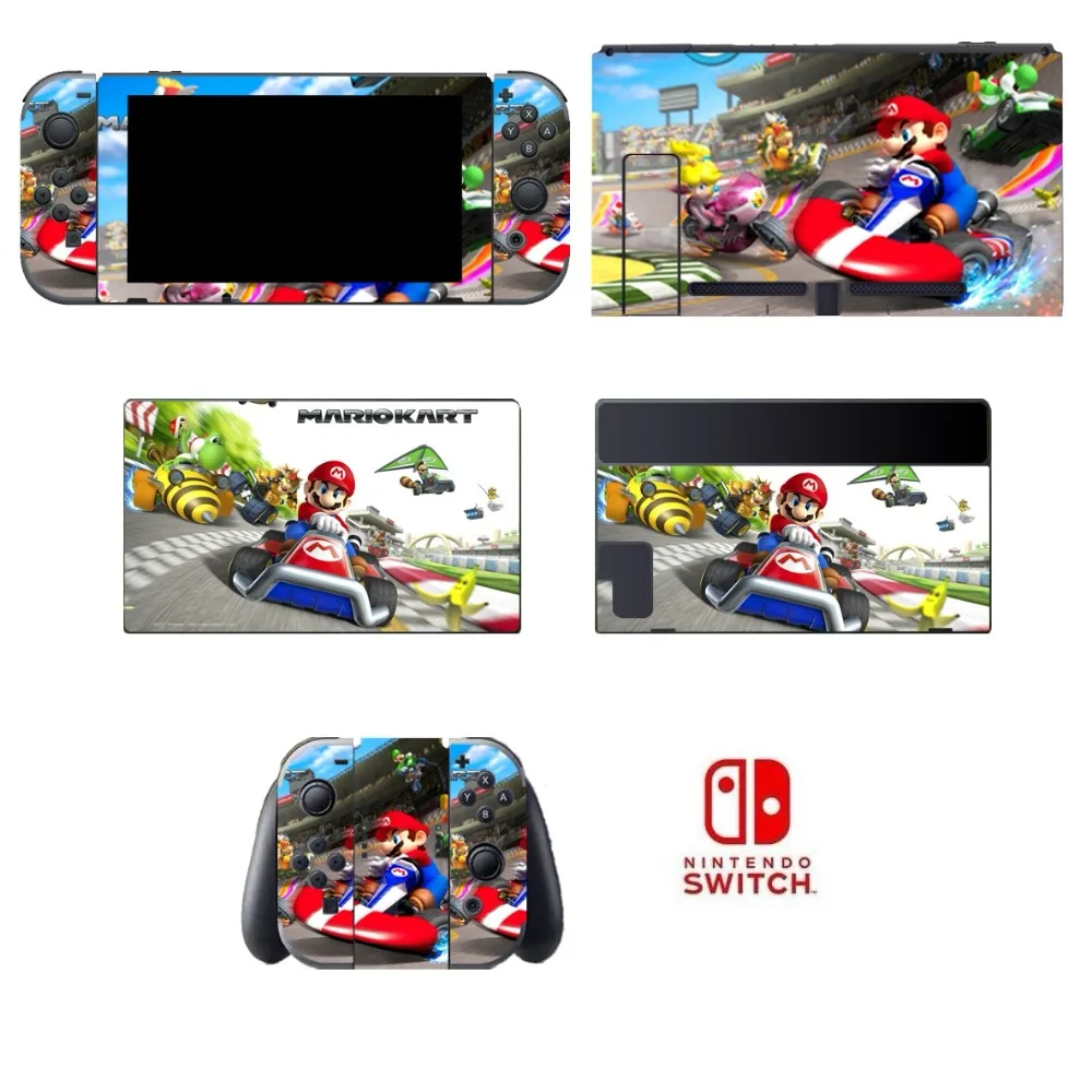 Супер MARI0 Kart виниловая наклейка защитная для Kind Switch skins наклейка s NS консоль nindoswitch