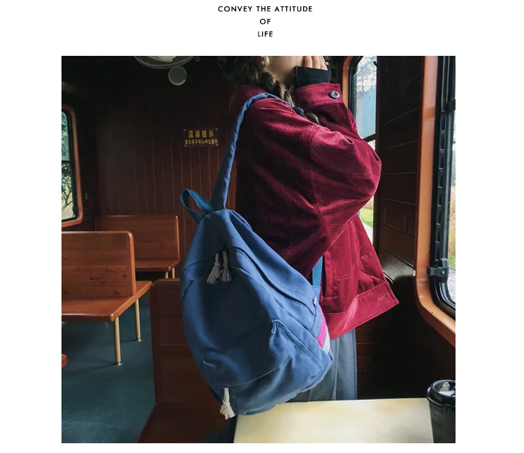 Menghuo Vintage Canvas Women Backpack Fashion Travel Backpack for Teenager Girls Student School Bag Casual Rucksack Female 2019_20