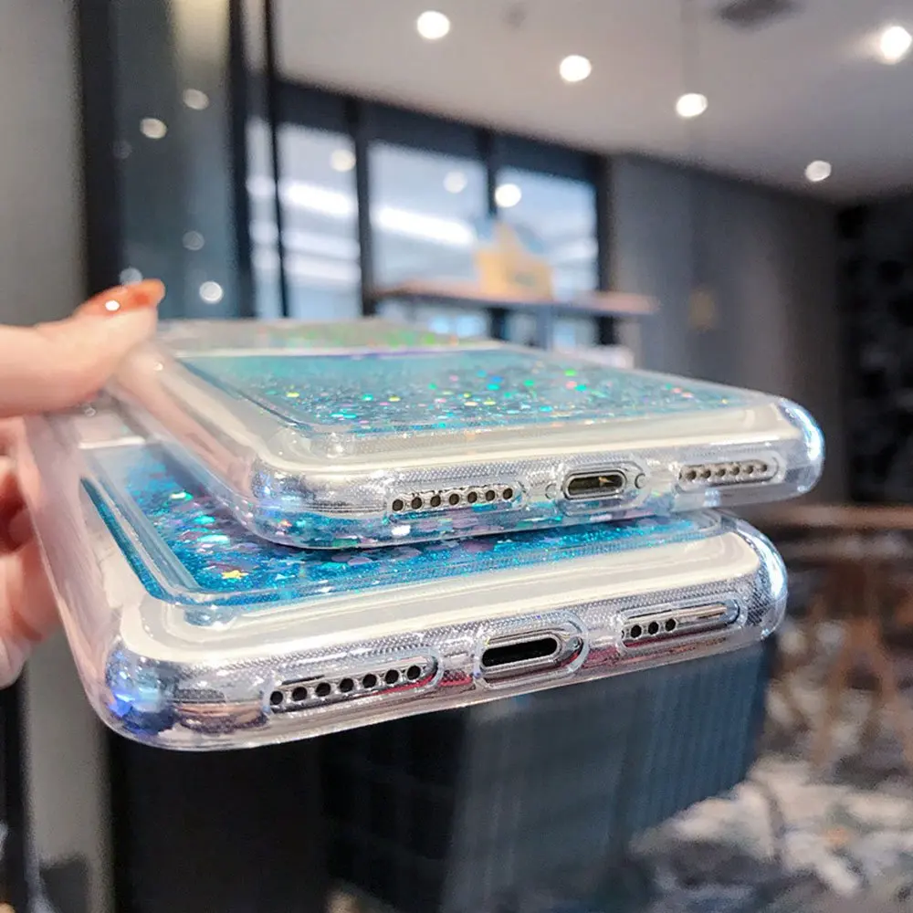 Мягкий чехол KISSCASE Dynamic Liquid Quicksand для Xiaomi Pocophone F1 Mi 9 8 A2 Lite 5X 6X Max 3 Redmi 5 Plus Note 7 6
