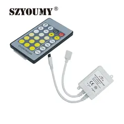 SZYOUMY 50 шт./лот DC12V-24V 6A IR 24 клавиши цветной; регулятор температуры CCT для 5050/3528 светодиодные полосы света Бесплатная доставка