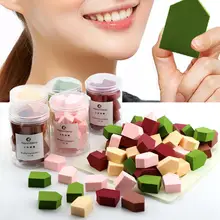 12 шт. влажное и сухое двойное использование желе косметический порошок слоеный женский макияж основа губка красота макияж инструменты в форме домика