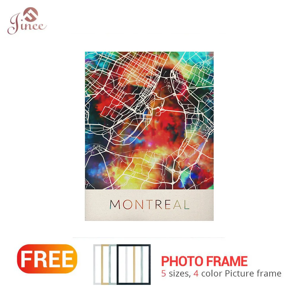 

5D DIY Diamond Painting Handicraft Cross Stitch MONTREAL Map Square Diamond Embroidery Sale of pictures Home Decoration