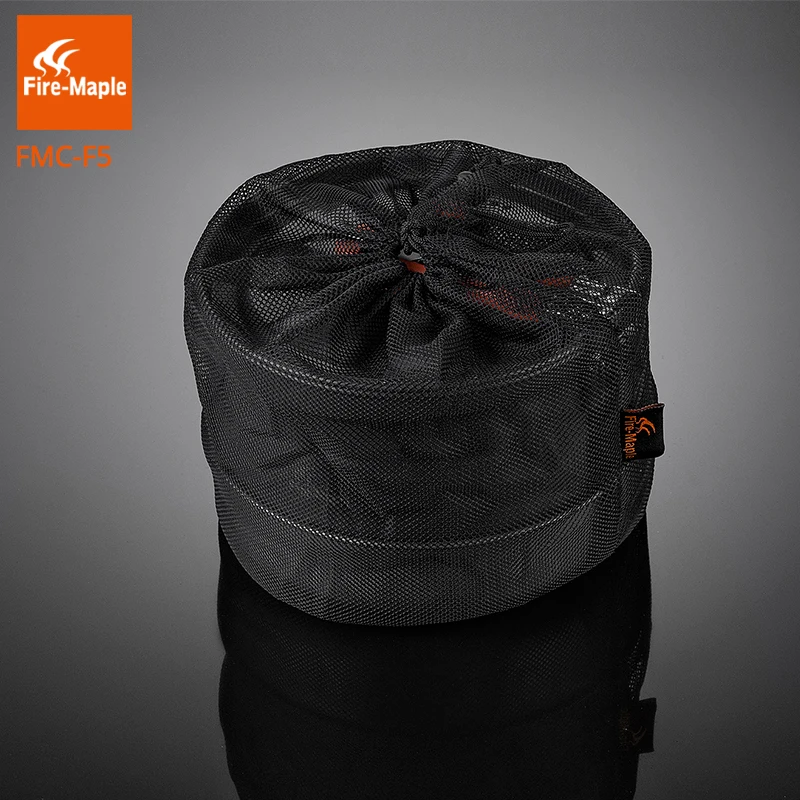Fuego de arce baño Pinic utensilios de cocina al aire libre Camping senderismo mochila cocina Picnic 3 ollas 1 sartén conjunto mango plegable fiesta 5 FMC-F5