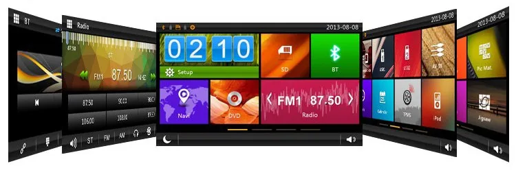 Top Free Shipping 8" Car DVD Player Stereo For Peugeot 3005 3008 5008 Partner Berlingo Auto Radio RDSUSB  Audio Video GPS Navigation 12