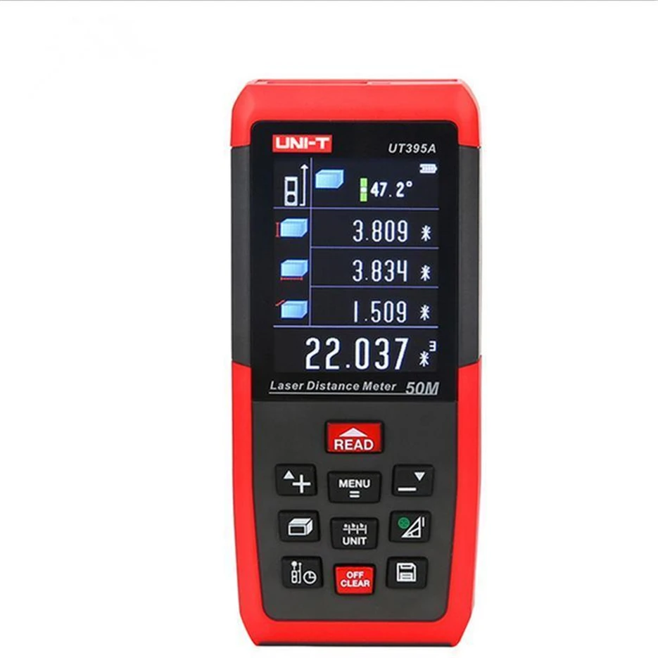 

UNI-T UT395A Laser Distance Meters 50m~120m Range Finder with 2MP Lens Rangefinder Best Accuracy 2mm USB Dat