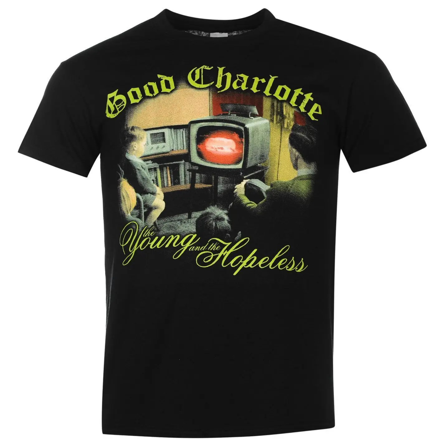 T Shirt Mens Blk Top Tee Kemeja 