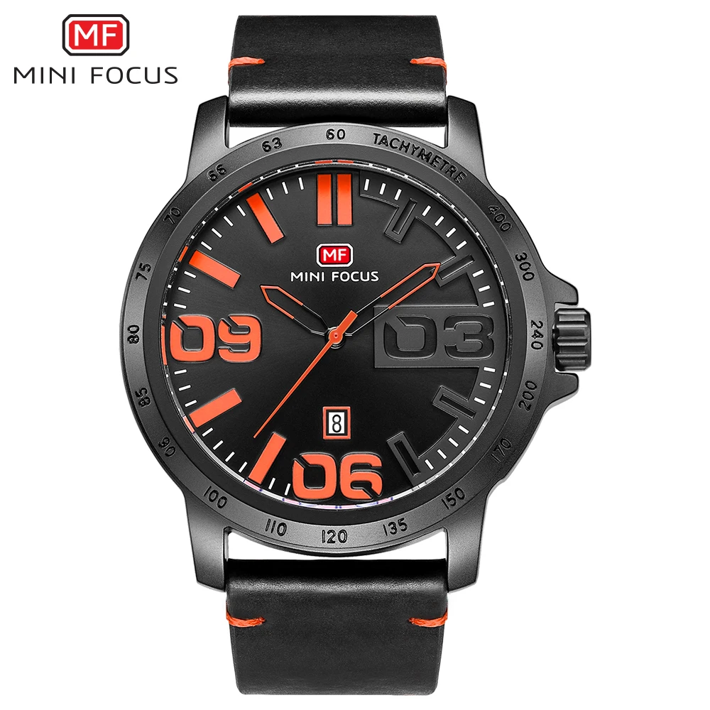 

MINIFOCUS Men's Watches Analog Quartz Wrist Watch Men Waterproof Top Luxury Brand Fashion Sport Clock Mens Wristwatch Black 2018