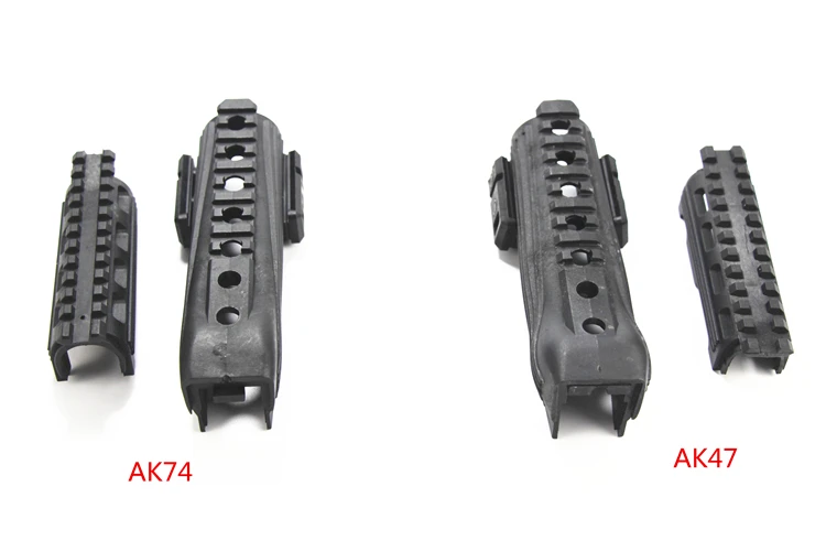 Тактический полимер RIS Railed AK Handguard для 47 74 серии охотничьего ружья Аксессуары Черный