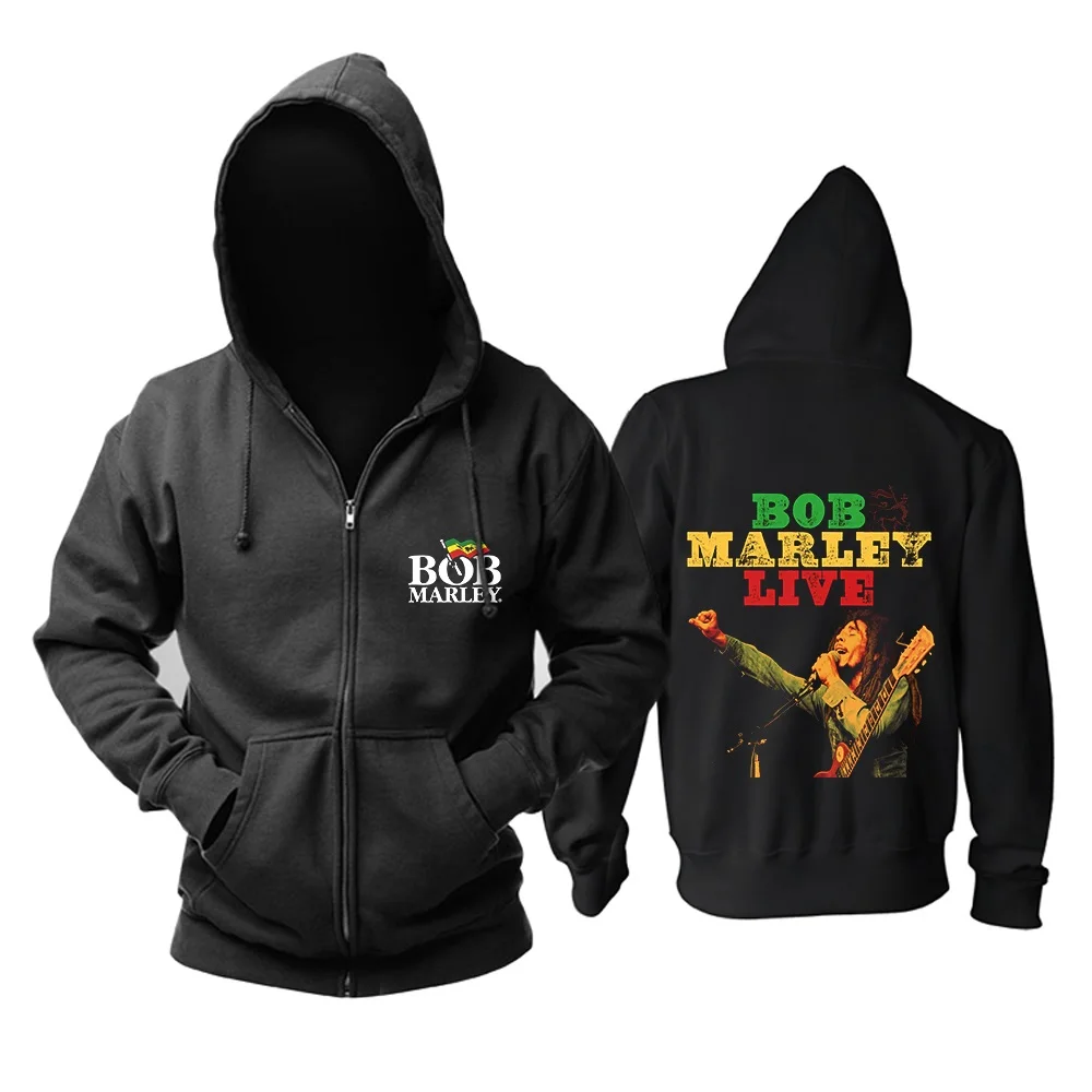 7 дизайнов Боб Марли толстовка на молнии рок винтажные худи фирменный чехол куртка sudadera панк флис регги музыкальный Джаз R& B - Цвет: 5