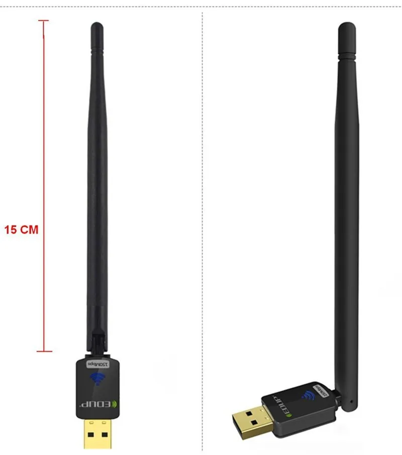 10 шт. мини Беспроводной компьютер сетевой адаптер 802.11n WiFi адаптер карты с 6dbi Wi-Fi Телевизионные антенны коробку mtk7601