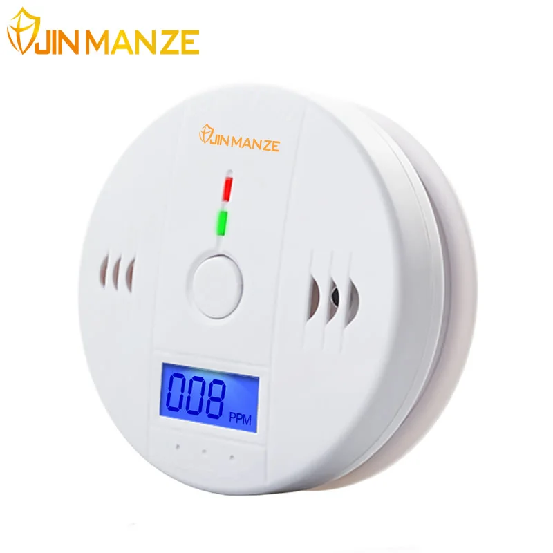 High Sensitive LCD Digital Backlight Carbon Monoxide Alarm